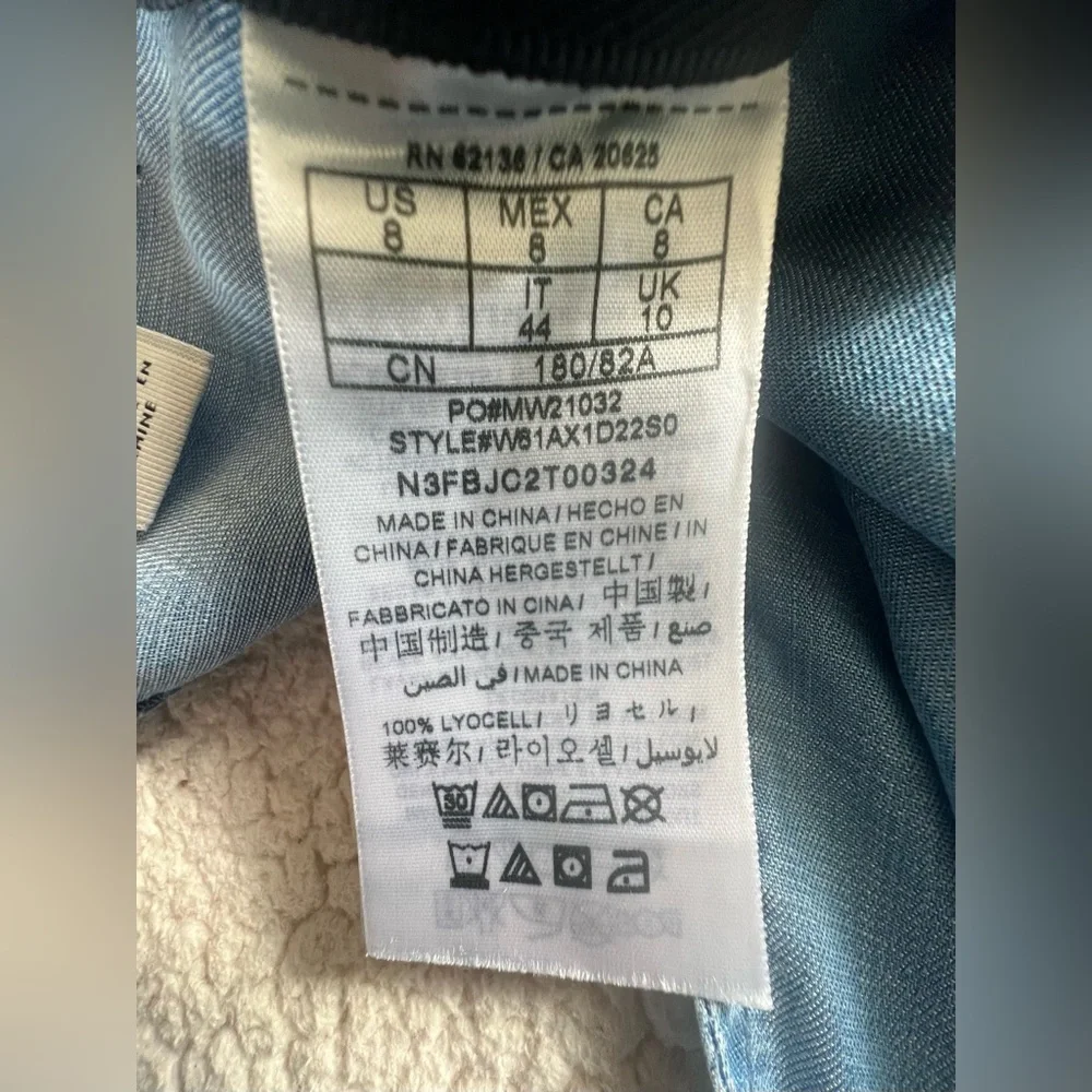 Women’s Guess Wide Leg Denim Halter Jumpsuit - Picture 9 of 16